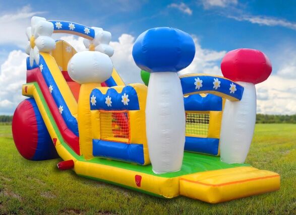 Надувная горка Ромашка
