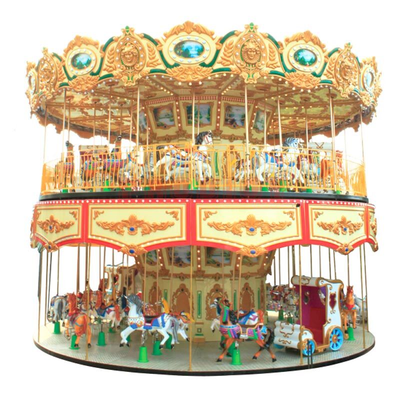 Розкішна двоярусна карусель