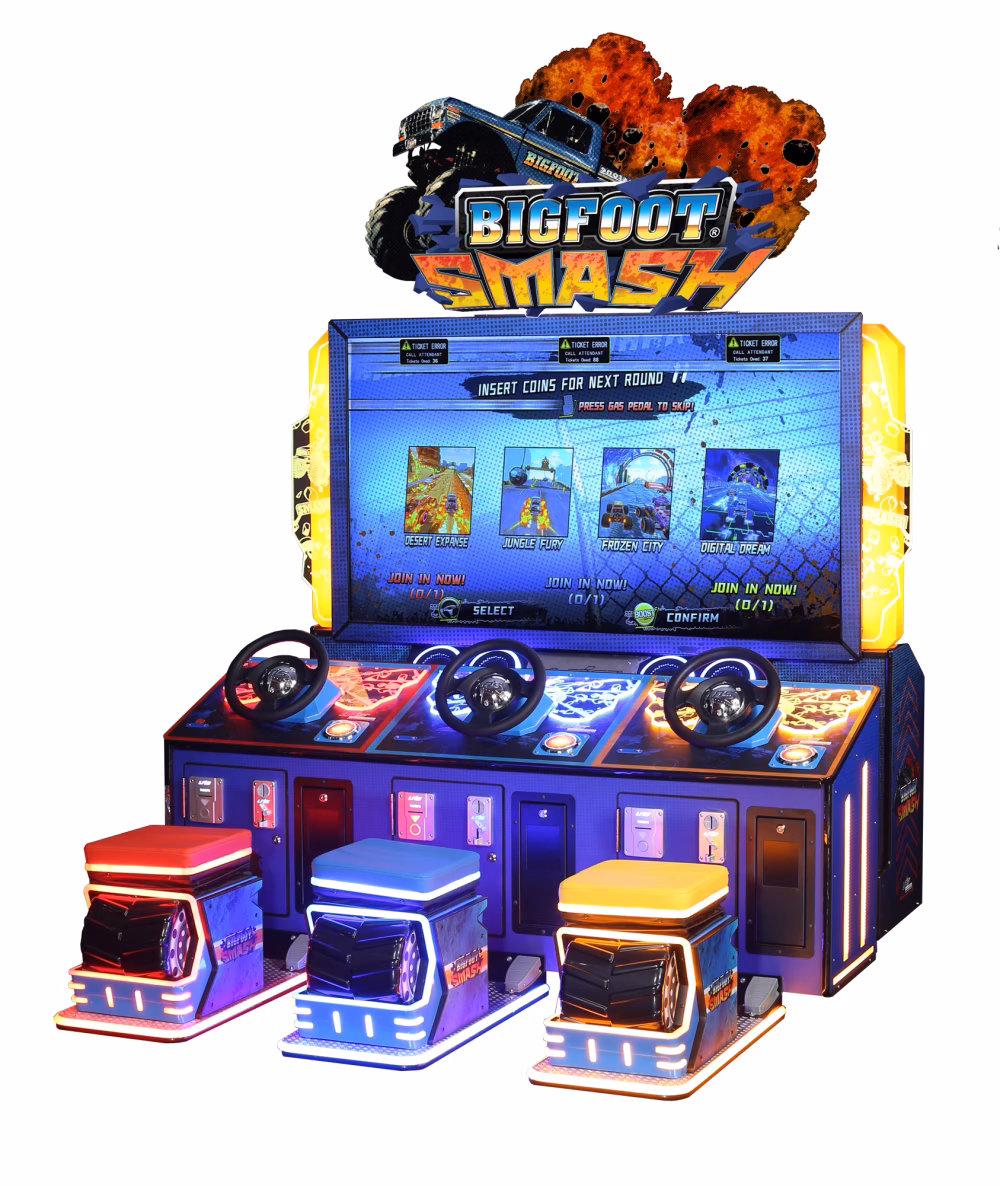 Bigfoot Smash — мультиплеєрна аркадна гонка на монстр-траках
