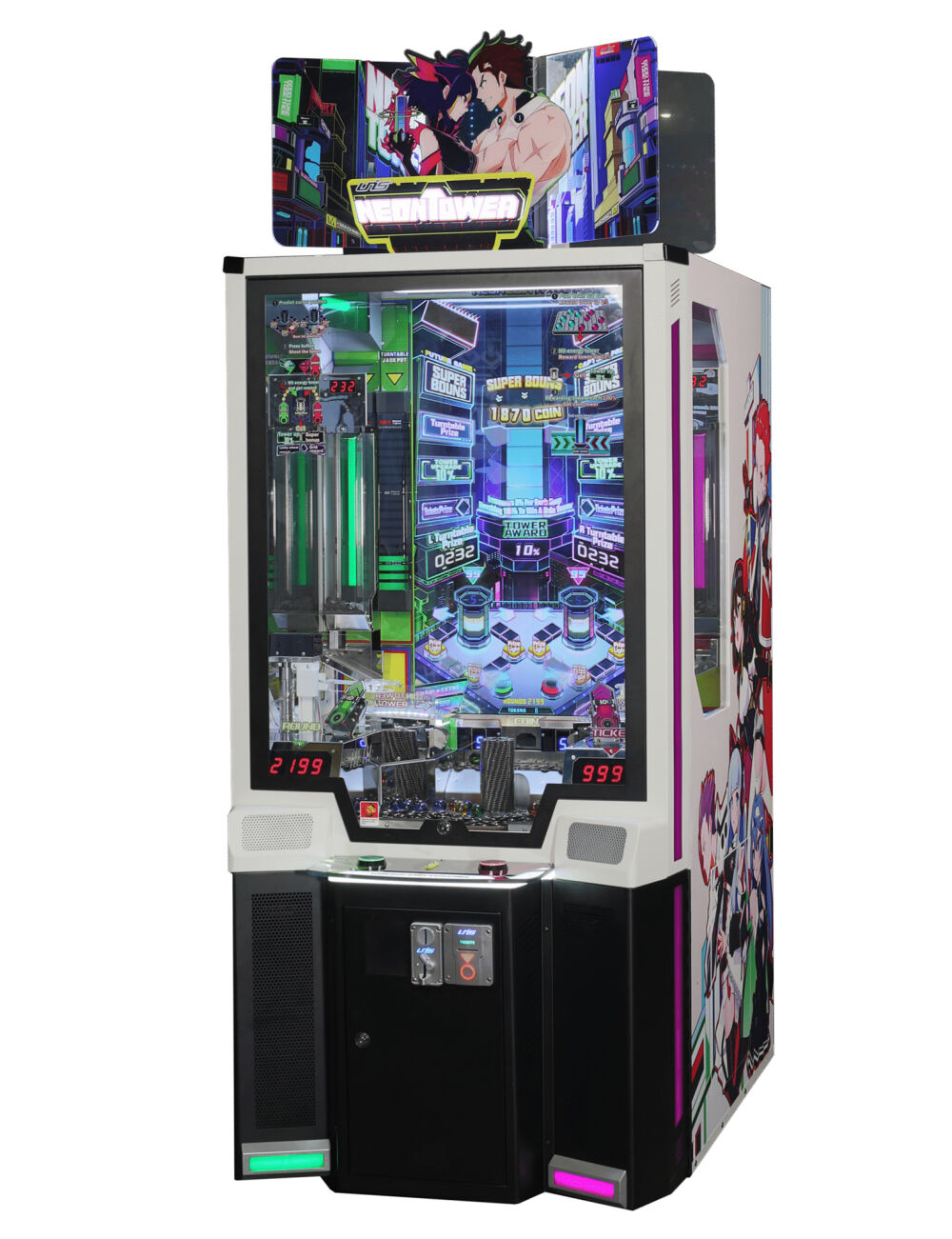 Neon Tower — аркадна ticket redemption гра