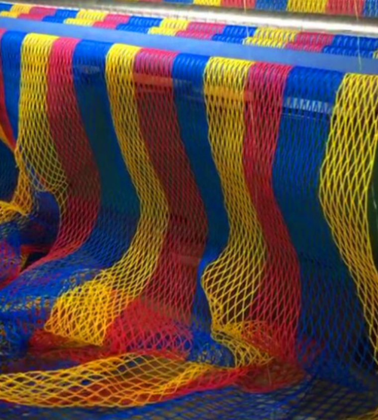 Сітка для лабіринтів захисна Червоний / Синій / Жовтий