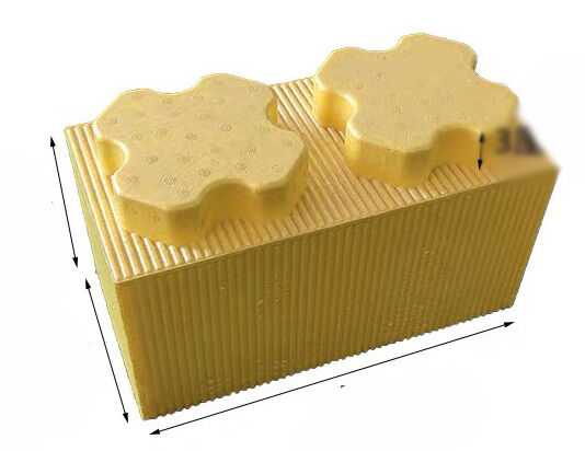 Конструктор Лего пінопластовий Жовтий