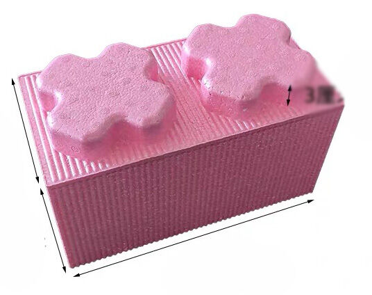 Конструктор Лего пінопластовий Рожевий