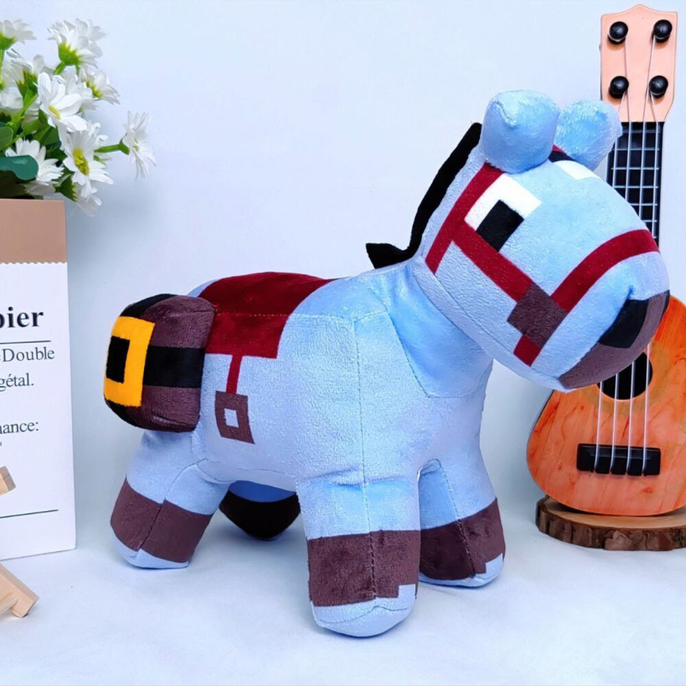 М’яка іграшка “Кінь Майнкрафт” 8 дюймів