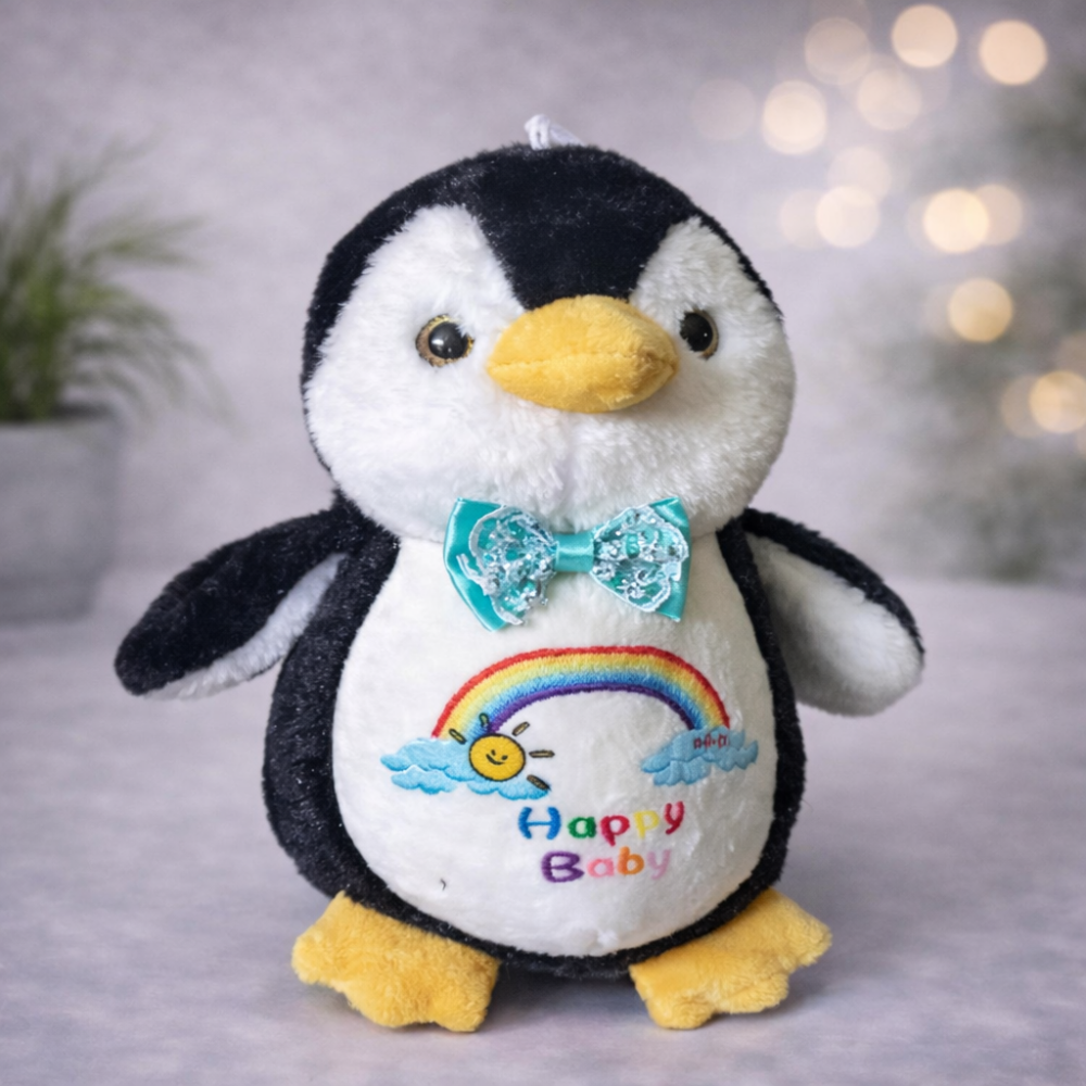 М’яка іграшка “Веселий пінгвін” 8 дюймів