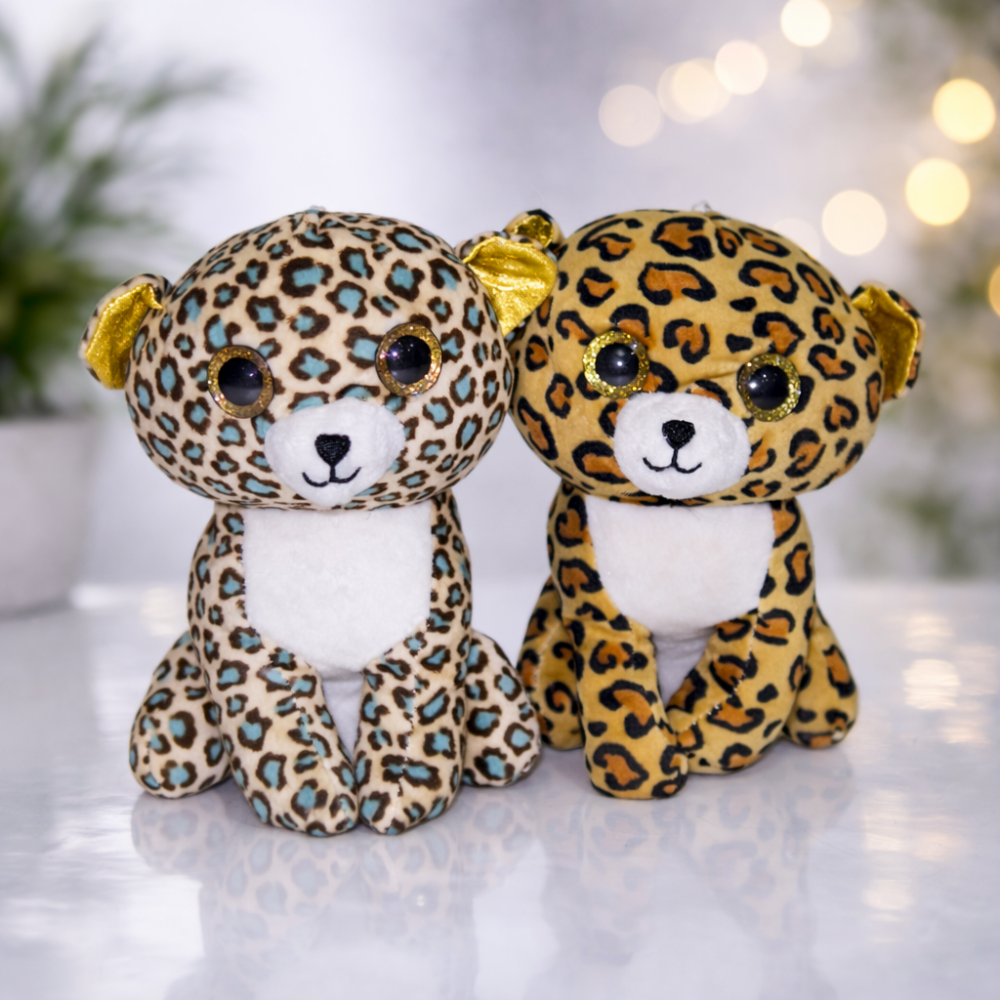 М’яка іграшка “Великоокий леопард” 7 дюймів