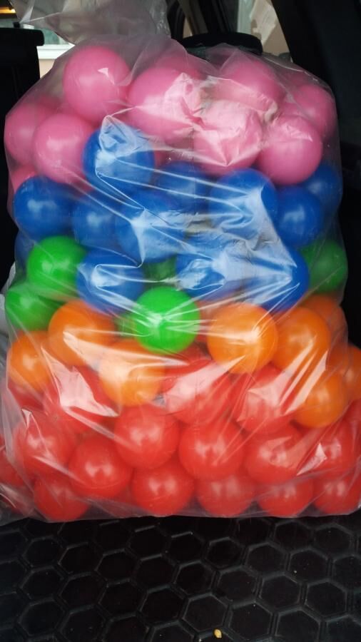 Шарики для сухих бассейнов разноцветные 8см — фото 2