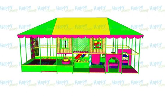 Лабіринт Веселка 7 х 4 х 3 м — фото 3