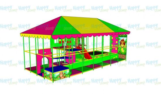 Лабіринт Веселка 7 х 4 х 3 м — фото 4