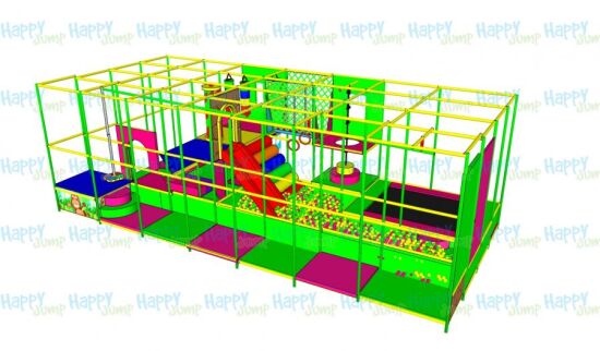Лабіринт Веселка 7 х 4 х 3 м — фото 8