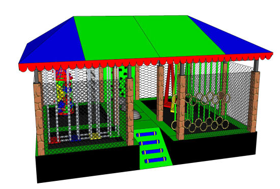 Ніндзя-парк з дахом для вулиці — фото 1