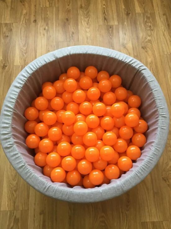 Кульки для сухих басейнів помаранчеві 8см — фото 3