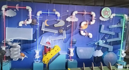 Бізі борд лабіринт для кульок 6 х 2,45 м — фото 1