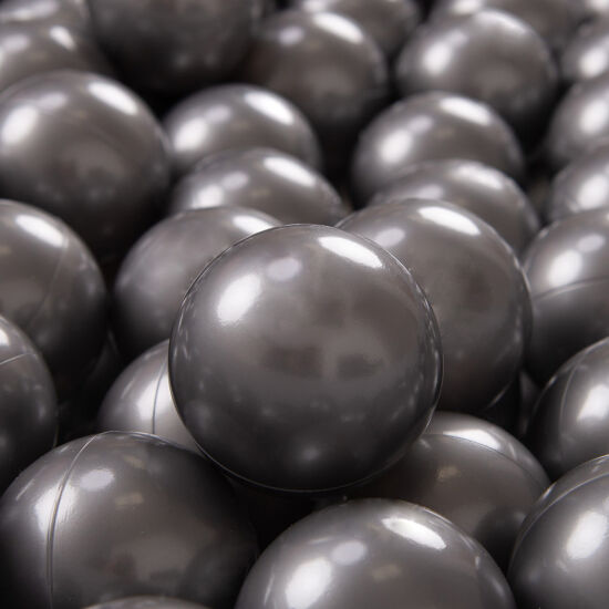 Кульки для сухих басейнів срібні 8см — фото 1