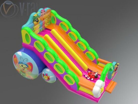 Надувна гірка Букашки — фото 2