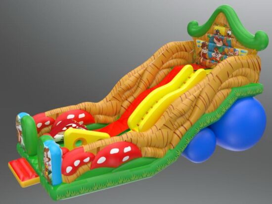 Надувна гірка Бурундуки — фото 7