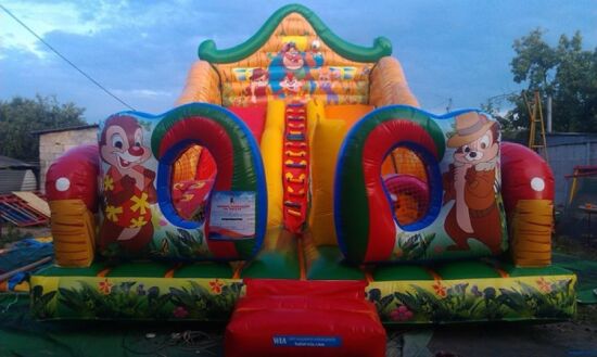 Надувна гірка Бурундуки — фото 9