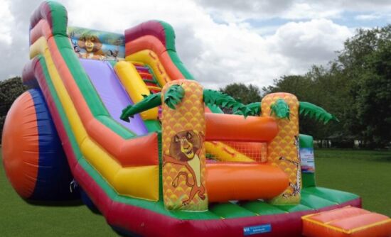 Надувна гірка Веселий острів — фото 4