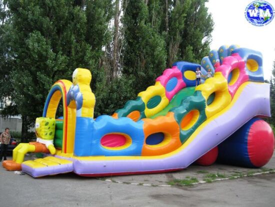 Надувная горка Весельчак — фото 3