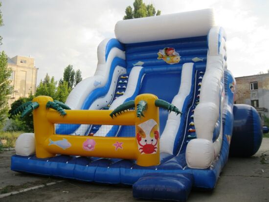 Надувна гірка Хвиля — фото 1