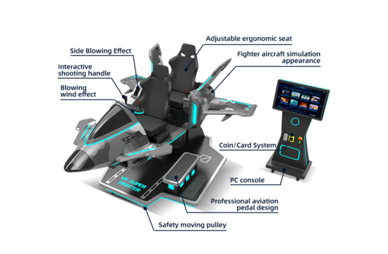 Атракціон віртуальної реальності VR Super Fighter 2P (Exclusive) — фото 2