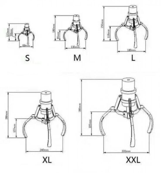 Клешня для апарату кран для іграшок звіролов — фото 2