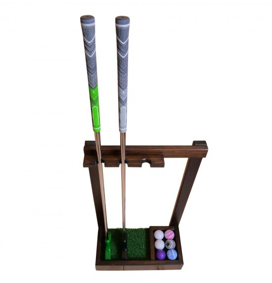 Набір підставка з 2 клюшками для гольфу — фото 1