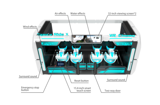 Атракціон віртуальної реальності VR Space Ride X — фото 2