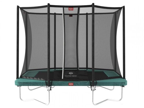 Батут BERG Ultim Favorit Regular 280 Green + Safety Net Comfort — фото 1