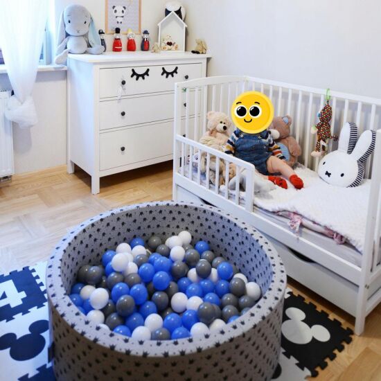 Кульки для сухих басейнів сині 8см — фото 3