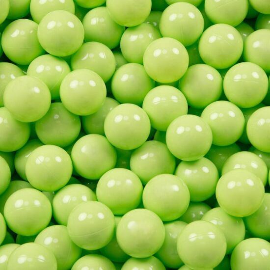 Кульки для сухих басейнів салатові 8см — фото 2