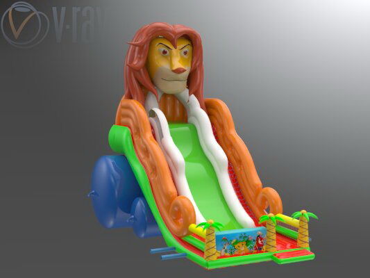 Надувна гірка Король Лев — фото 1
