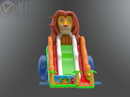 Надувна гірка Король Лев — фото 3