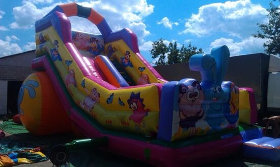 Надувна гірка Лісові друзі — фото 2