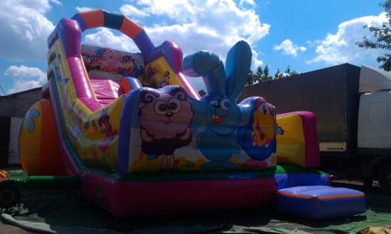 Надувна гірка Лісові друзі — фото 4