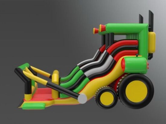 Надувная горка Трактор — фото 3