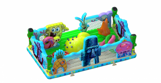 Надувний батут Губка Боб — фото 3