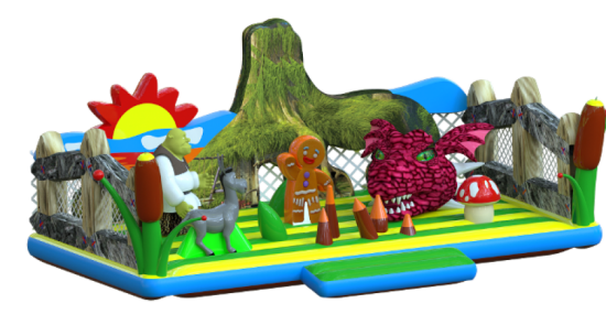 Надувний батут Шрек — фото 6