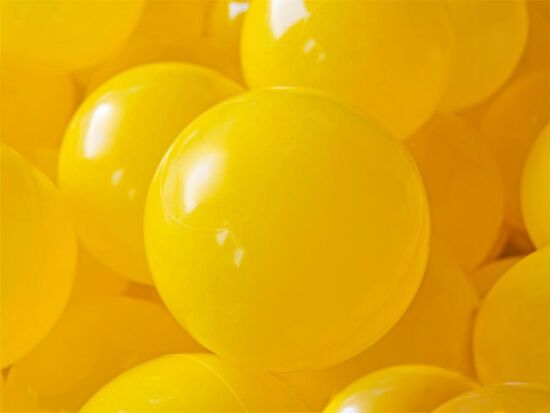 Кульки для сухих басейнів жовті 8см — фото 3