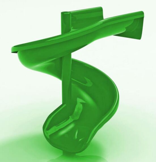 Гірка Склопластикова KIDIGO Спіраль H 1,5м — фото 3