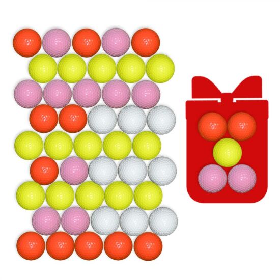 Набір з 45+5 подарункових м'ячів для гольфу GOLF PRO BALL А59 — фото 3