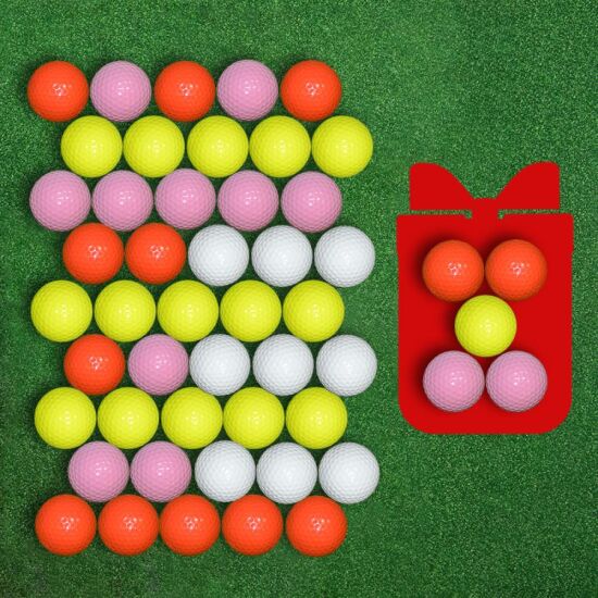 Набір з 45+5 подарункових м'ячів для гольфу GOLF PRO BALL А59 — фото 4