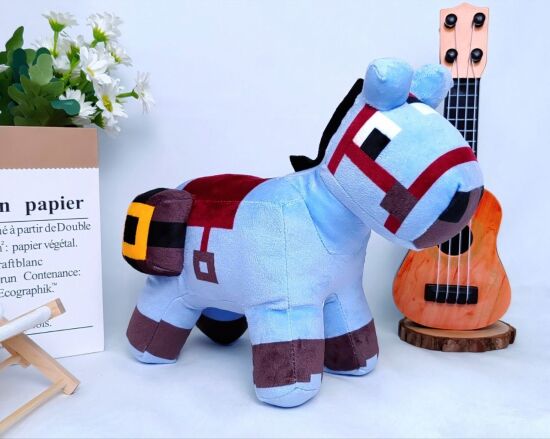 М’яка іграшка “Кінь Майнкрафт” 8 дюймів — фото 3