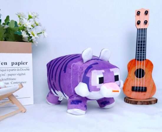 М’яка іграшка “Тигр Майнкрафт” 8 дюймів — фото 3