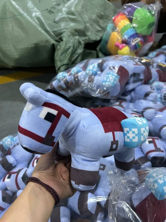 М’яка іграшка “Кінь Майнкрафт” 8 дюймів — фото 2