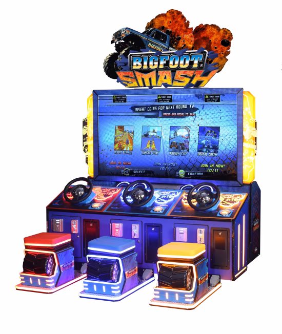 Bigfoot Smash — мультиплеєрна аркадна гонка на монстр-траках — фото 1