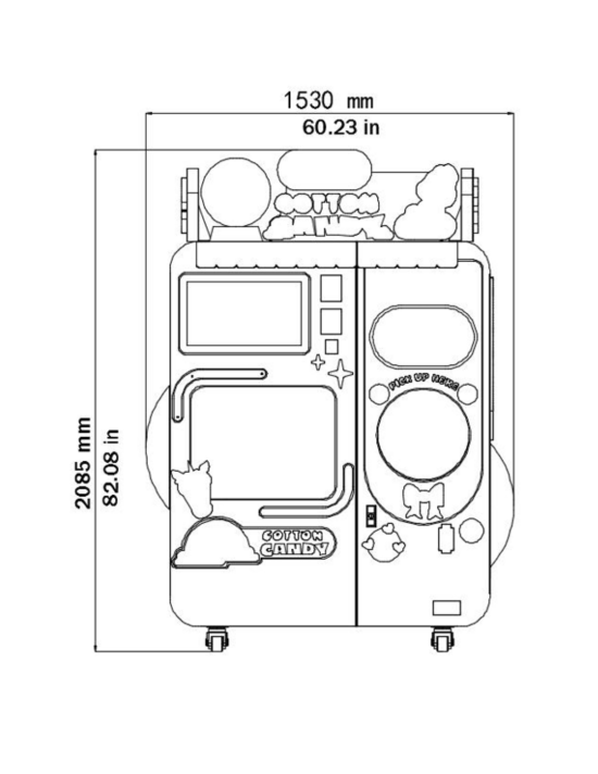Cotton Candy — роботизований автомат солодкої вати — фото 5