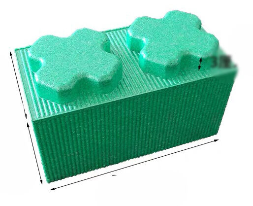 Конструктор Лего пінопластовий Зелений — фото 1