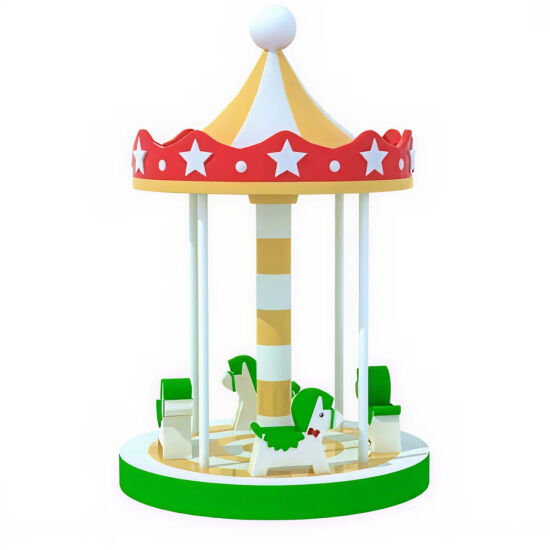 Дитяча електрична карусель Soft Play для indoor playground — фото 2