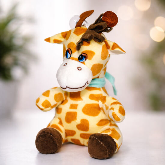 М’яка іграшка “Жираф з шарфом” 7 дюймів — фото 1